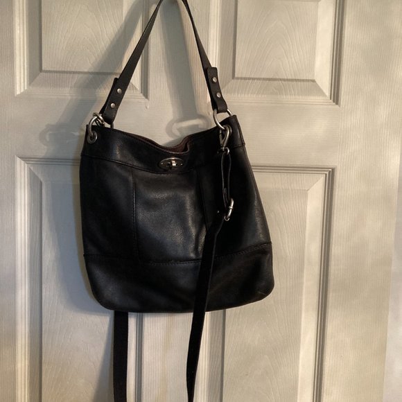 Black Leather Fossil Purse - Picture 9 of 9